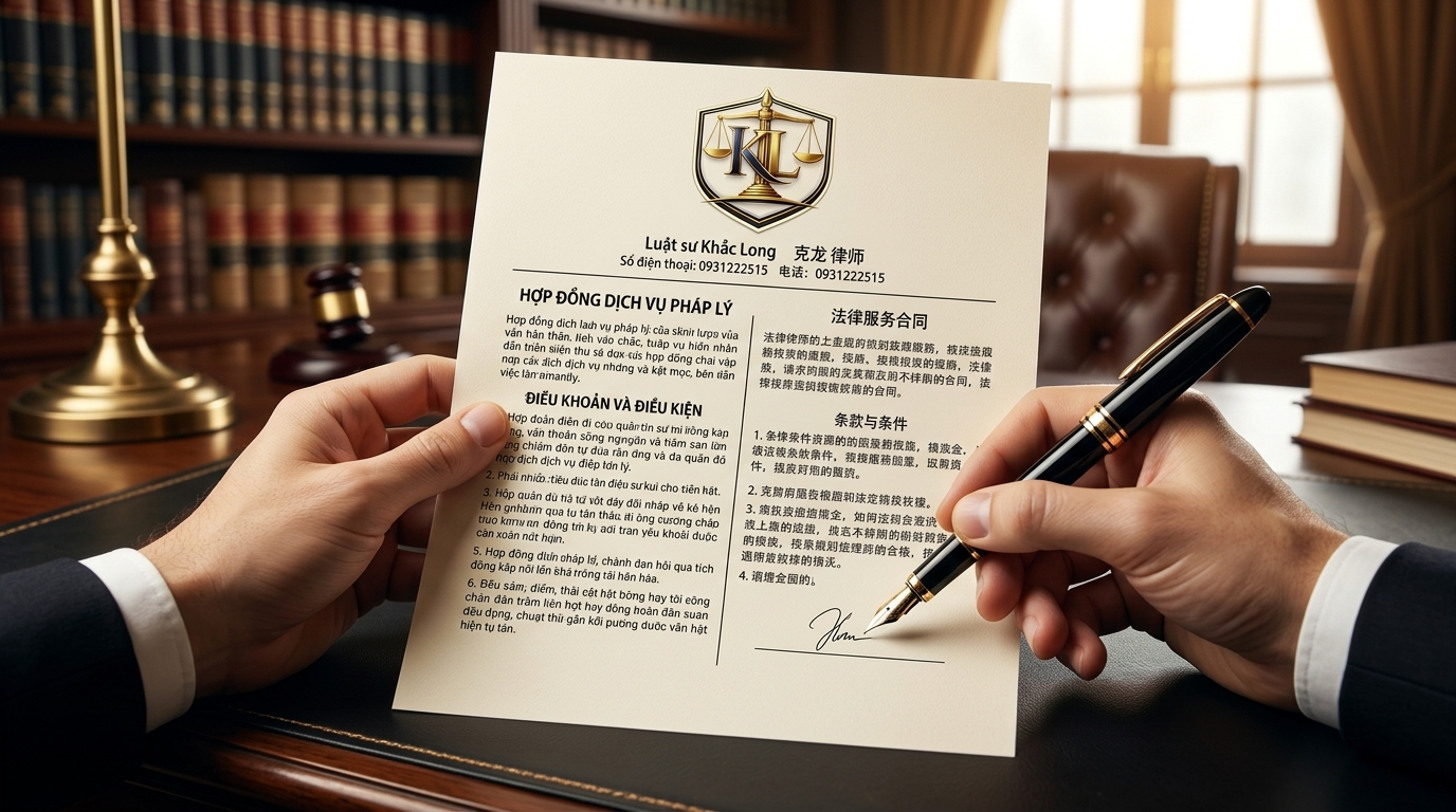 luật sư nói tiếng Trung soạn thảo hợp đồng