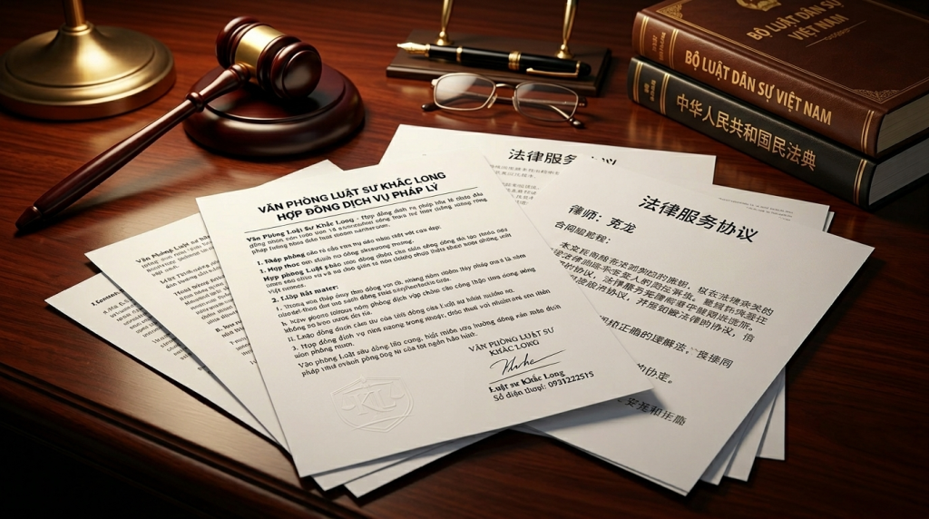 Luật sư tư vấn pháp lý tiếng Trung