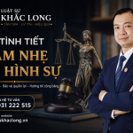 Các tình tiết giảm nhẹ theo luật hình sự