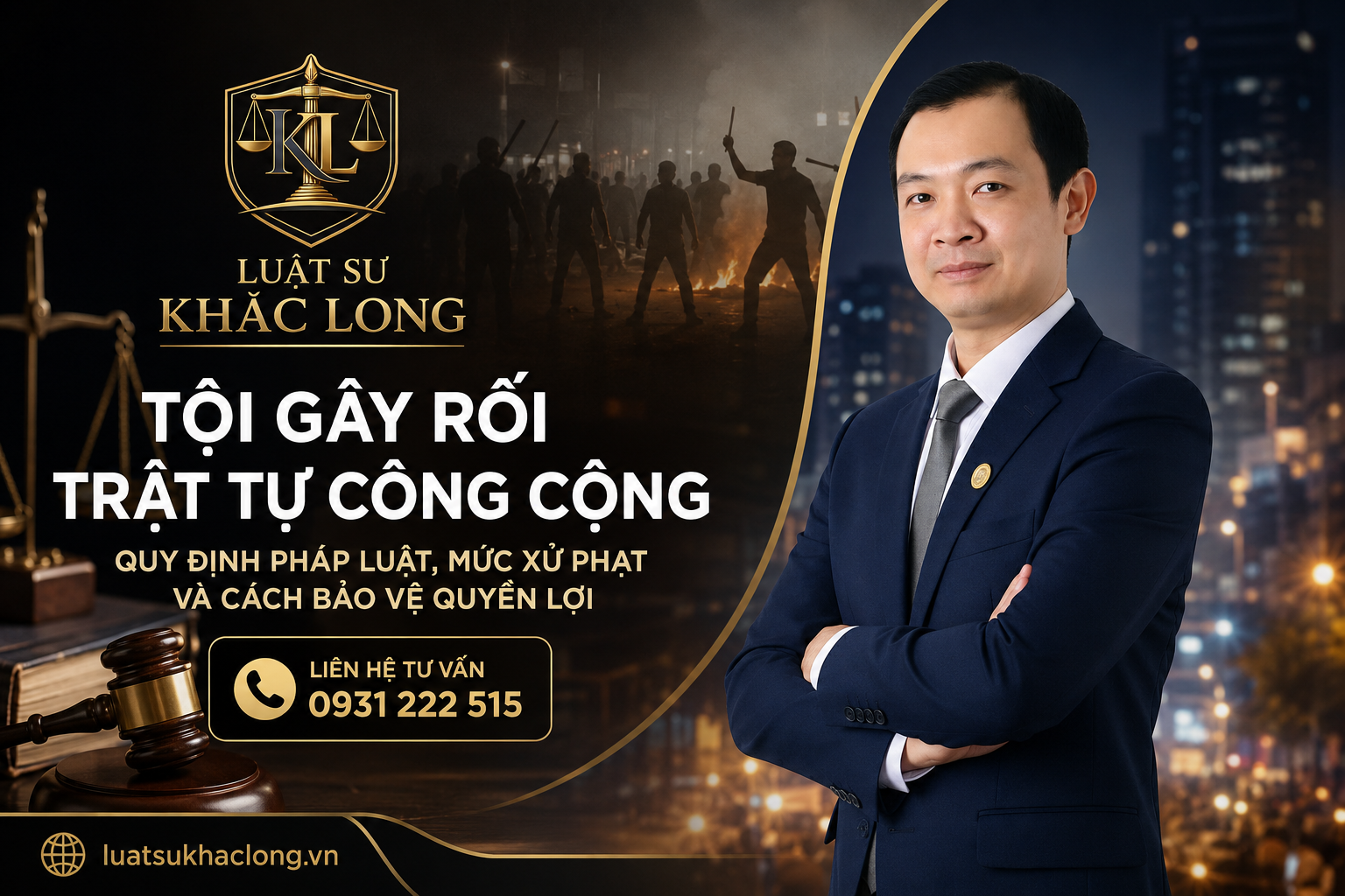 Dấu hiệu cấu thành tội gây rối trật tự công cộng