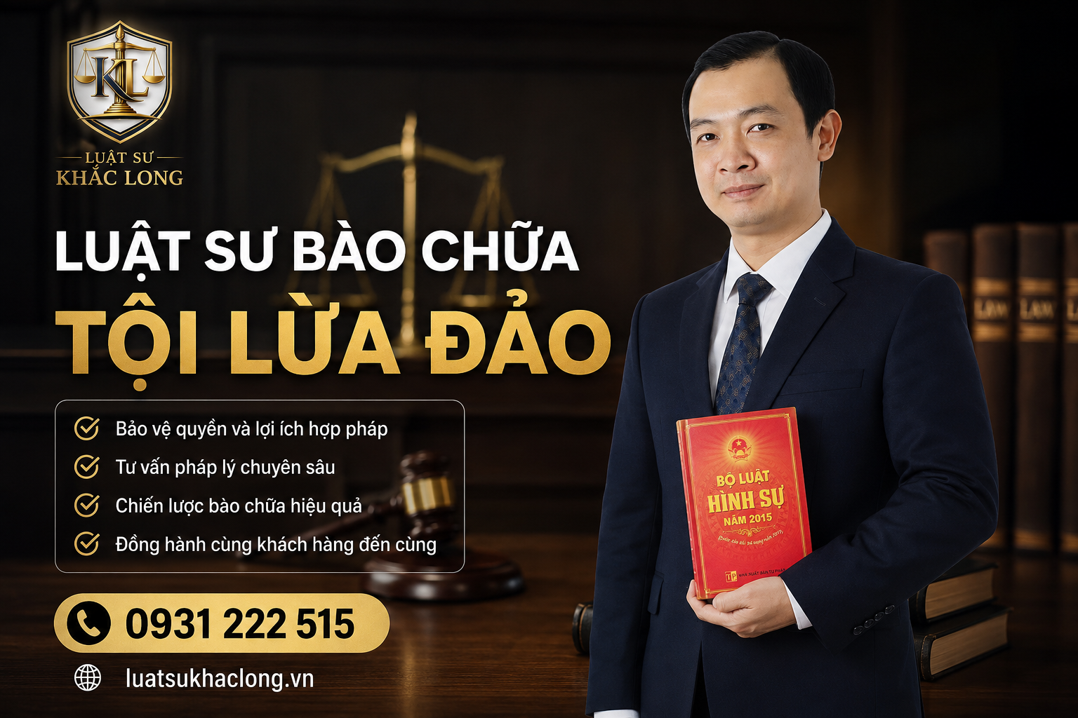 Luật sư bào chữa tội lừa đảo