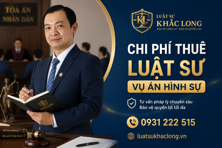 Chi phí thuê luật sư vụ án hình sự