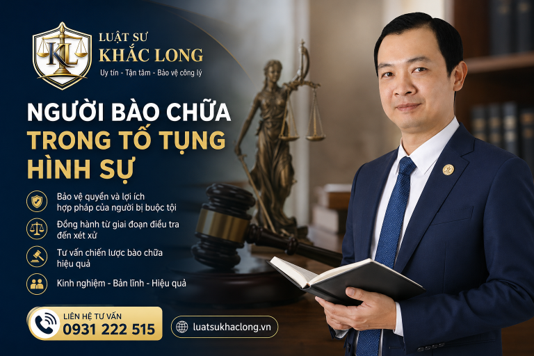 Người bào chữa trong tố tụng hình sự