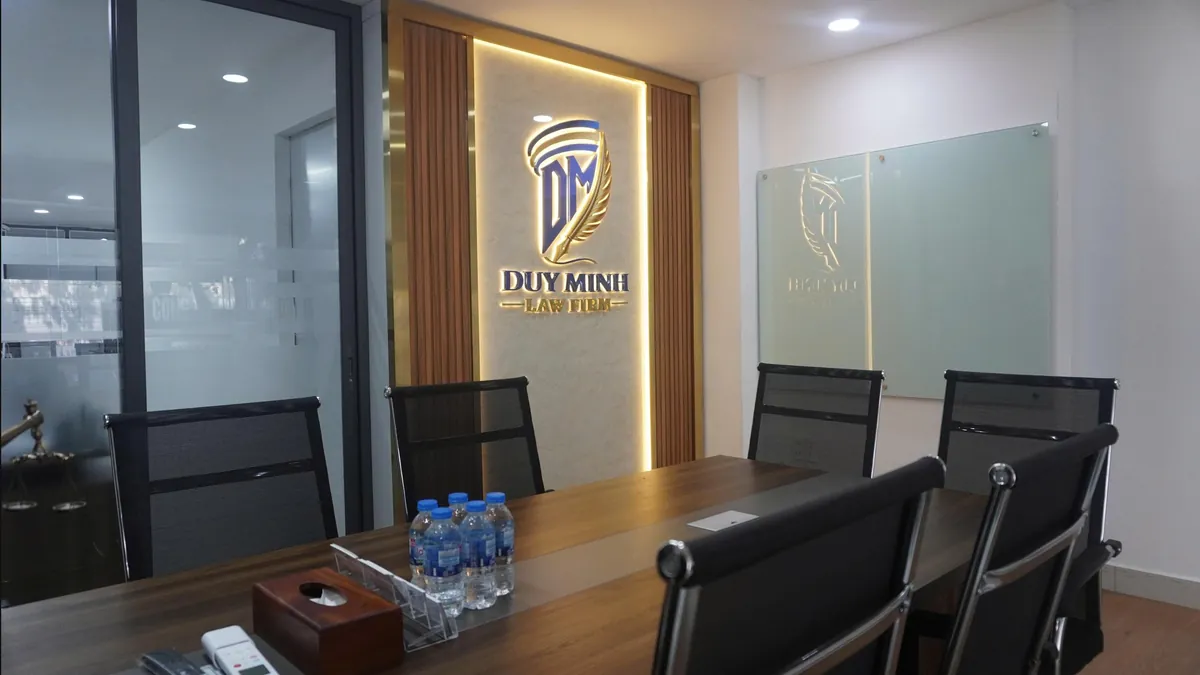 Phòng tư vấn tại Công ty Luật TNHH Duy Minh, số 35 Dương Văn An, phường Bình Trưng, TP. Hồ Chí Minh